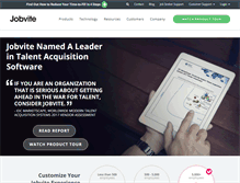 Tablet Screenshot of jobvite.com
